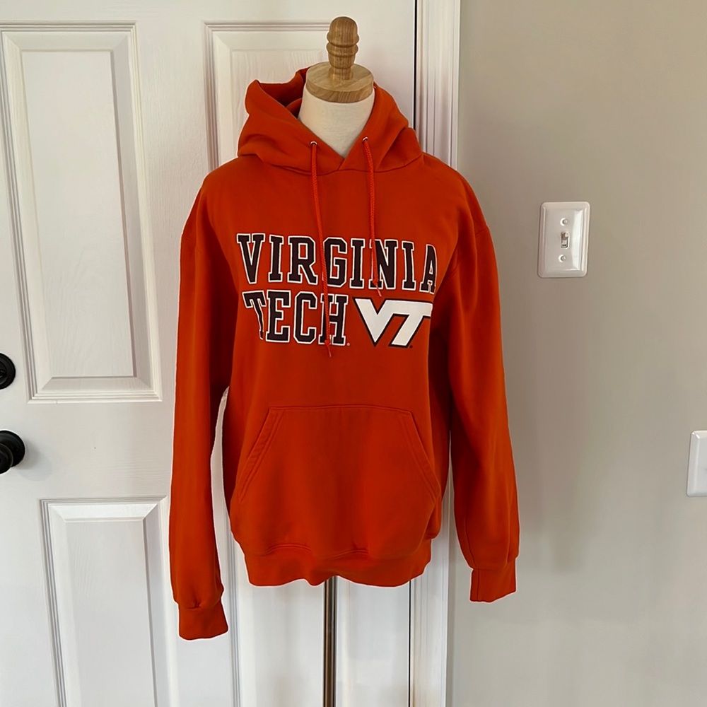 Orange Virginia Tech Champion sweatshirt - Picture 1 of 10